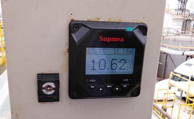 Supmea pH meter applied to Peru stp