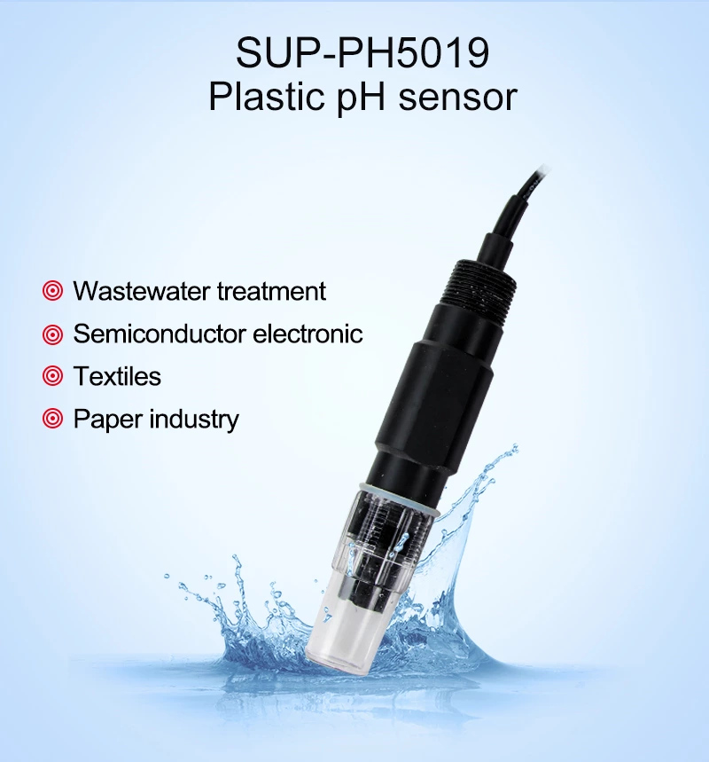 Capteur de pH en plastique SUP-PH5019
