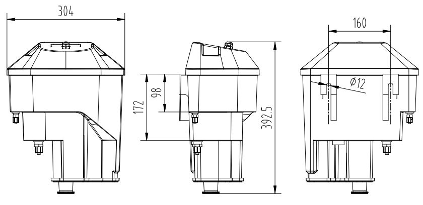 low turbidity sensor size