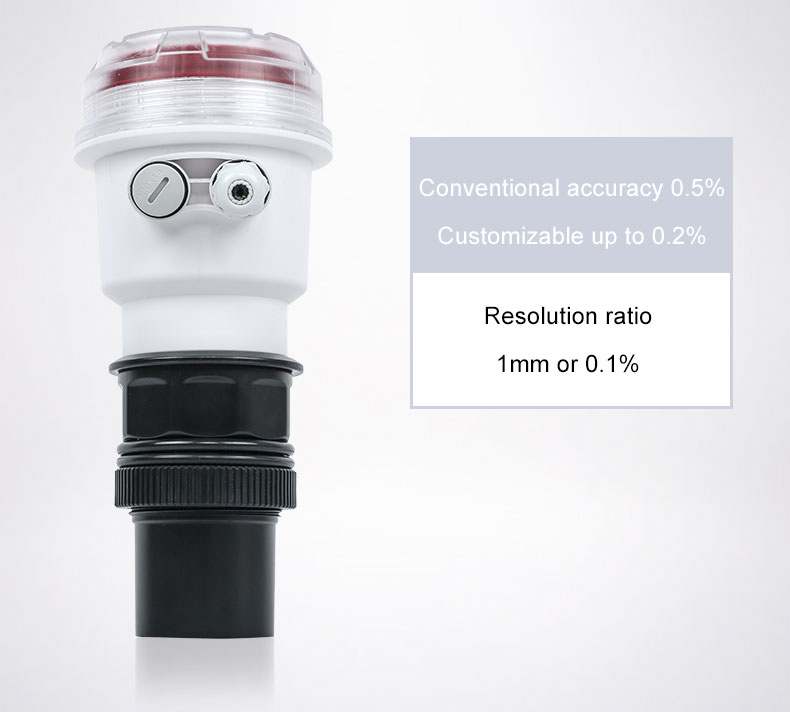 ultrasonic level transmitter with high accuracy