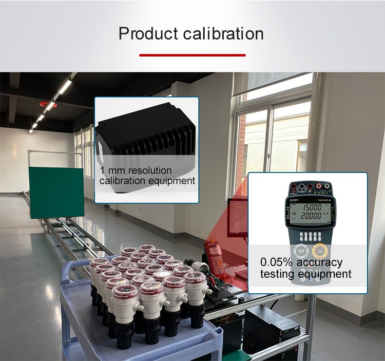 ultrasonic level transmitter calibration