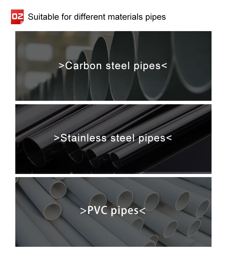 ultrasonic flowmeter suitable materials pipes