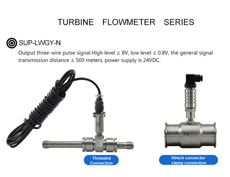 Supmea turbine flow meter type