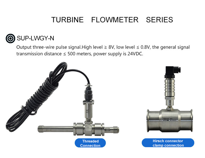 Type de débitmètre à turbine Supmea