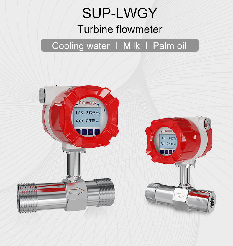 thread  turbine flowmeter